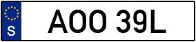 Truck License Plate